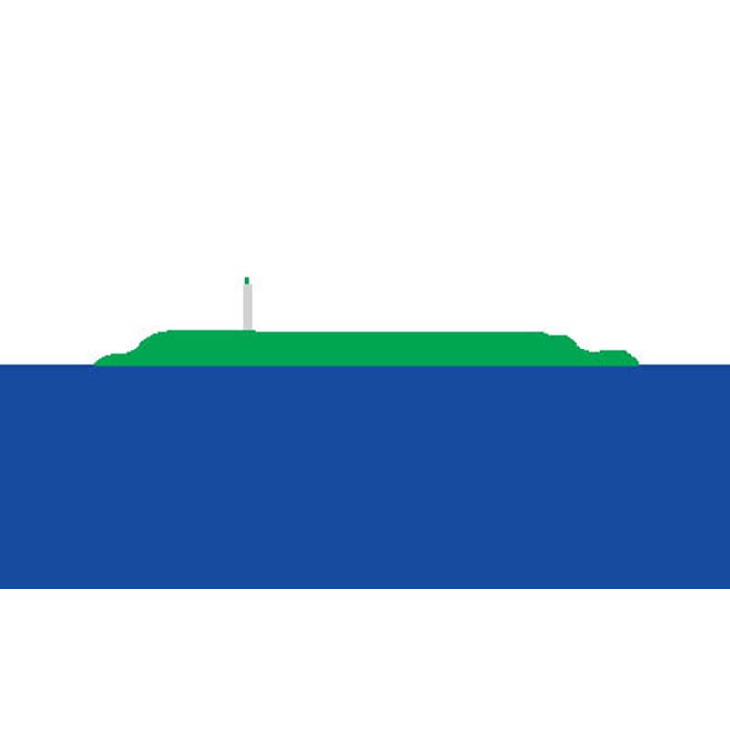 Navassa Island Flag N2598 A4 Photo Print