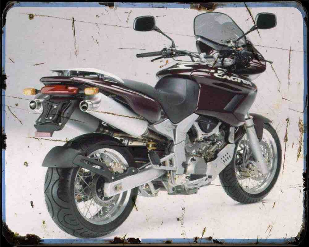 Navigator1 A4 Photo Print Motorbike Vintage Aged