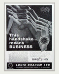 Navitimer Watch Business Vintage Retro Advert Poster A4 Photo Print