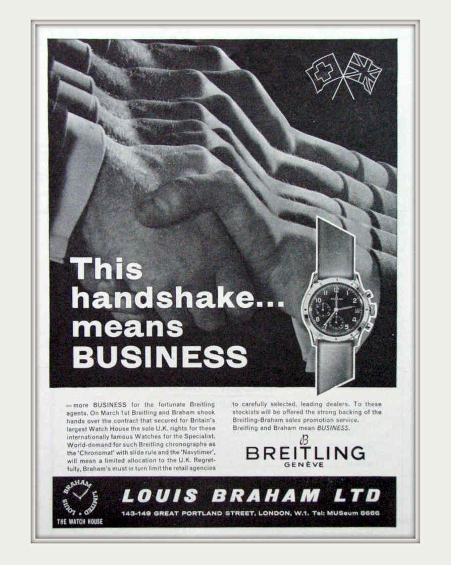Navitimer Watch Business Vintage Retro Advert Poster A4 Photo Print