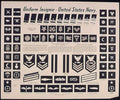Navy Insignia Sheet Vintage Retro Advert Poster A4 Photo Print