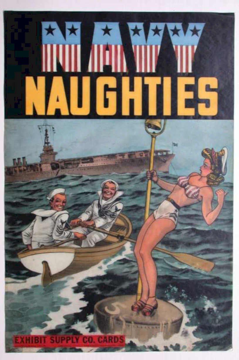 Navy Naughties Battleship Vintage Retro Advert Ads A4 Photo Print