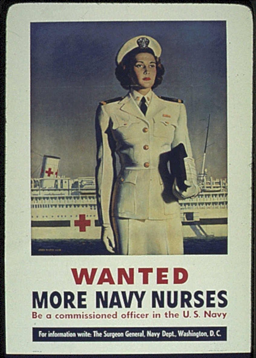Navy Nurse Ship Vintage Retro Advert Poster A4 Photo Print