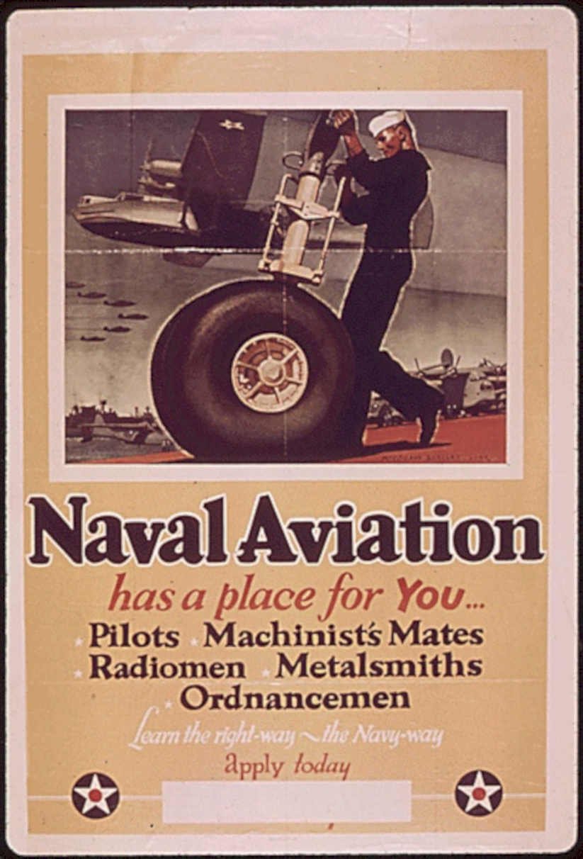 Navy Pilot Biplane Vintage Retro Advert Poster A4 Photo Print