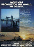 Navy Ship Tower Vintage Retro Advert Ads A4 Photo Print