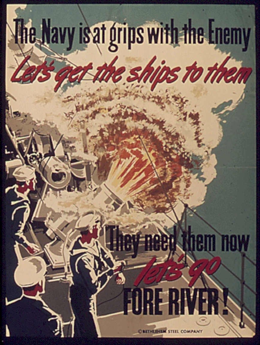 Navy Ships Battle Vintage Retro Advert Poster A4 Photo Print