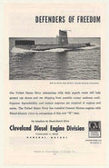 Navy Submarine Defender Vintage Retro Advert Ads A4 Photo Print