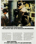 Navy Submarine Wave Vintage Retro Advert Ads A4 Photo Print