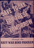 Navy War Bond Vintage Retro Advert Poster A4 Photo Print