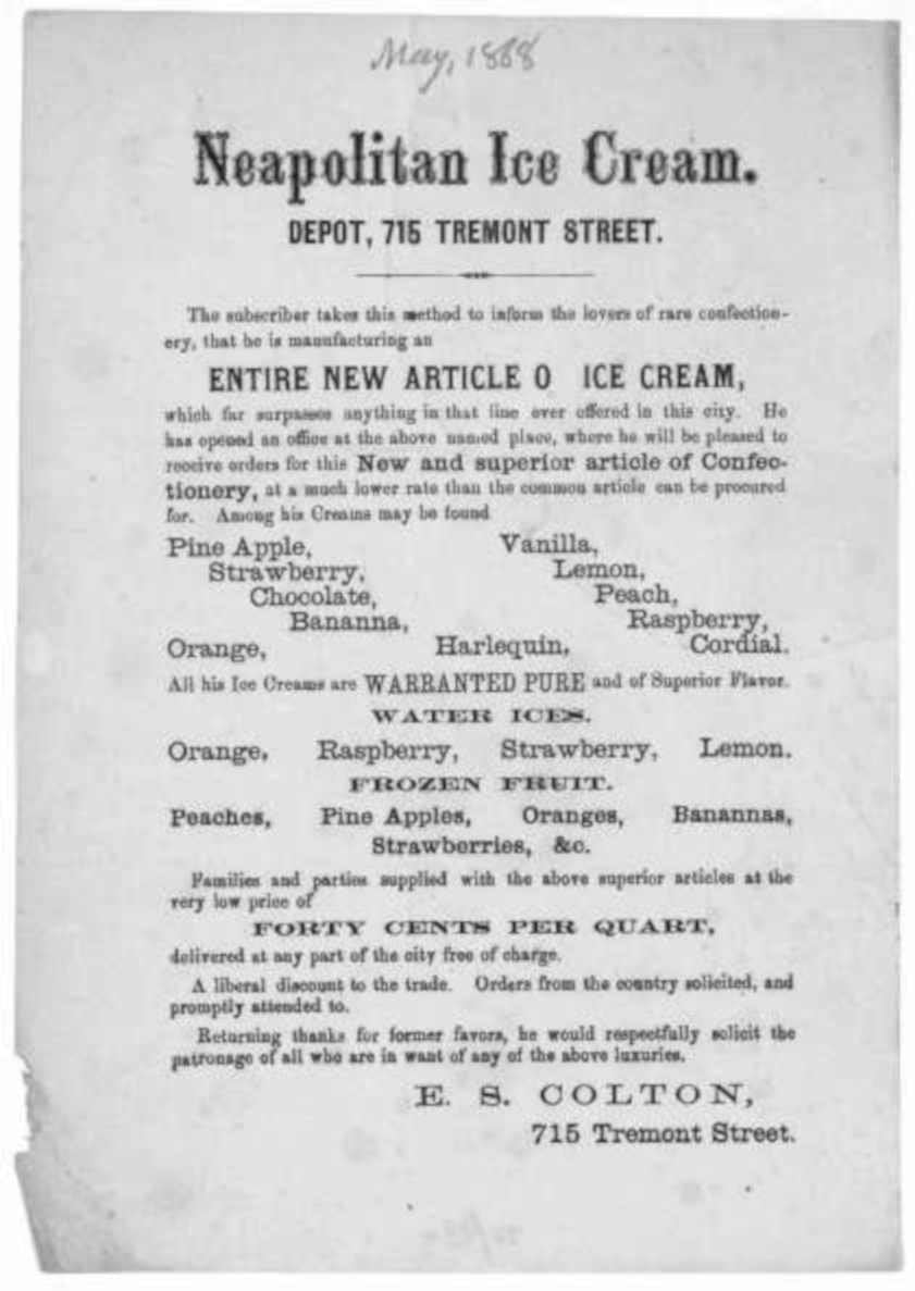 Neapolitan Ice Cream Vintage Retro Advert Ads A4 Photo Print