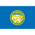 Nebraska Flag N2605 A4 Photo Print