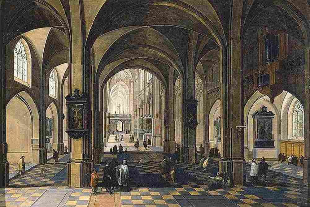 Neefs Cathedral Art A4 Photo Print