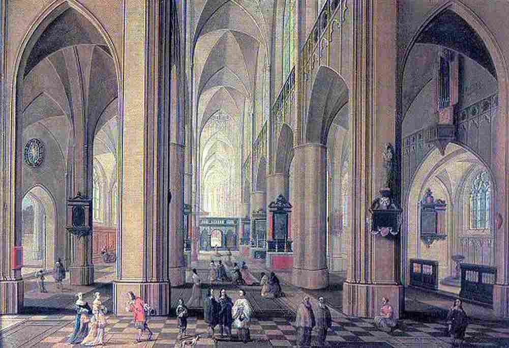 Neefs Church Intereior 1 Art A4 Photo Print