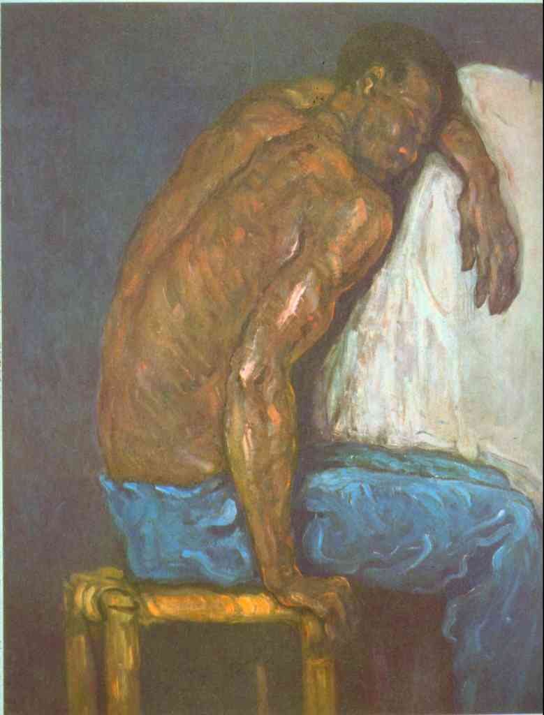 Negro Cezanne Impressionism A4 Photo Print