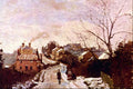 Neige A Lower Norwood Pisarro Impressionism A4 Photo Print