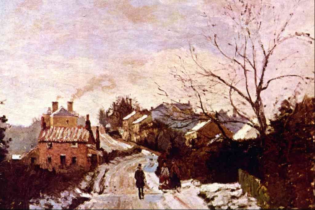 Neige A Lower Norwood Pisarro Impressionism A4 Photo Print
