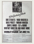 Nelson Mandela Tribute Vintage Retro Advert Poster A4 Photo Print