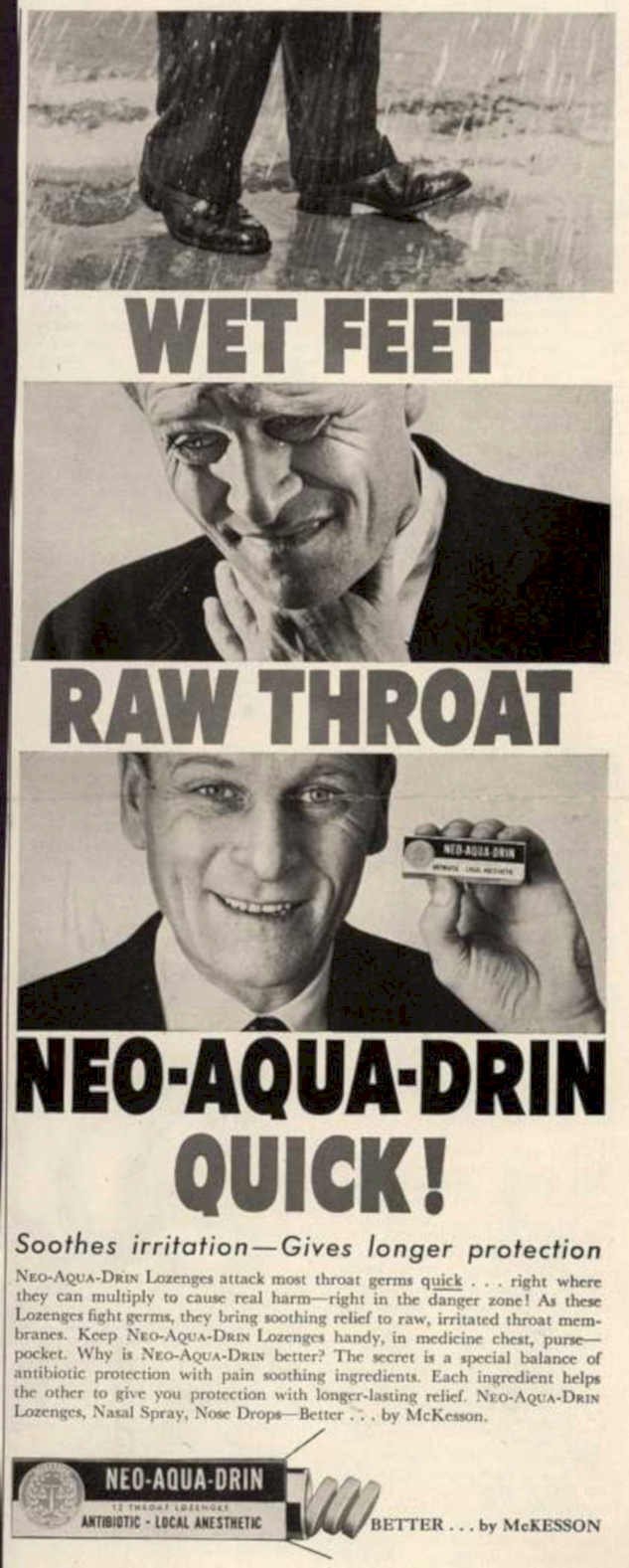 Neo Aqua Drin Vintage Retro Advert Ads A4 Photo Print