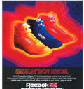 Neon Freestyle Rebook Vintage Retro Advert Poster A4 Photo Print