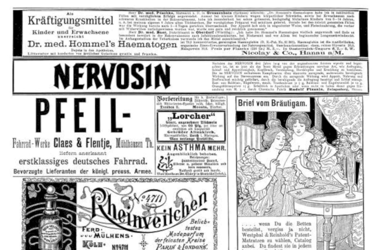 Nervosin Pharmaceutical Advertisement Vintage Retro Advert Poster A4 Photo Print