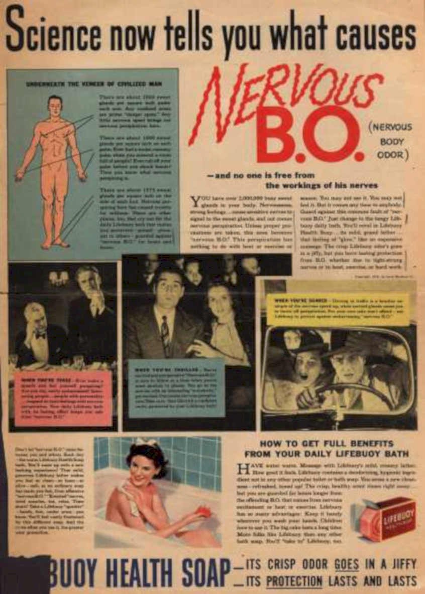 Nervous Bo Soap Vintage Retro Advert Ads A4 Photo Print
