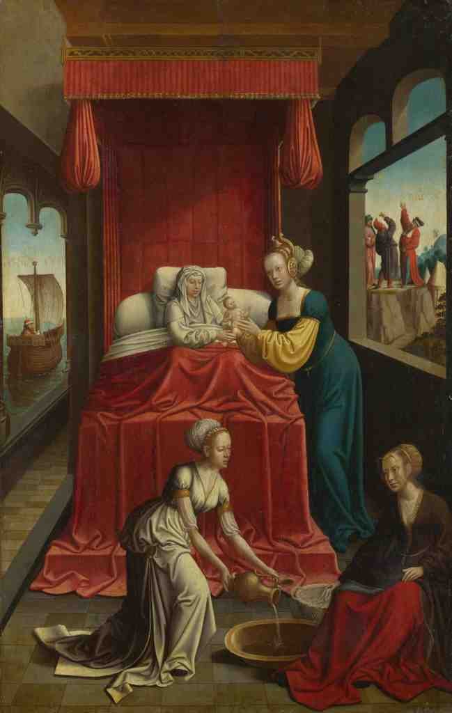 Netherlandish The Birth of the Virgin A4 Photo Print