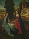 Netherlandish The Virgin and Child with Saint Anne A4 Photo Print