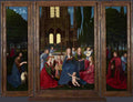 Netherlandish The Virgin and Child with Saints and Angels in a Garden A4 Photo Print