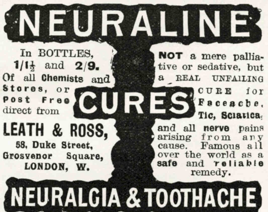 Neuraline Leath Ross Vintage Retro Advert Poster A4 Photo Print
