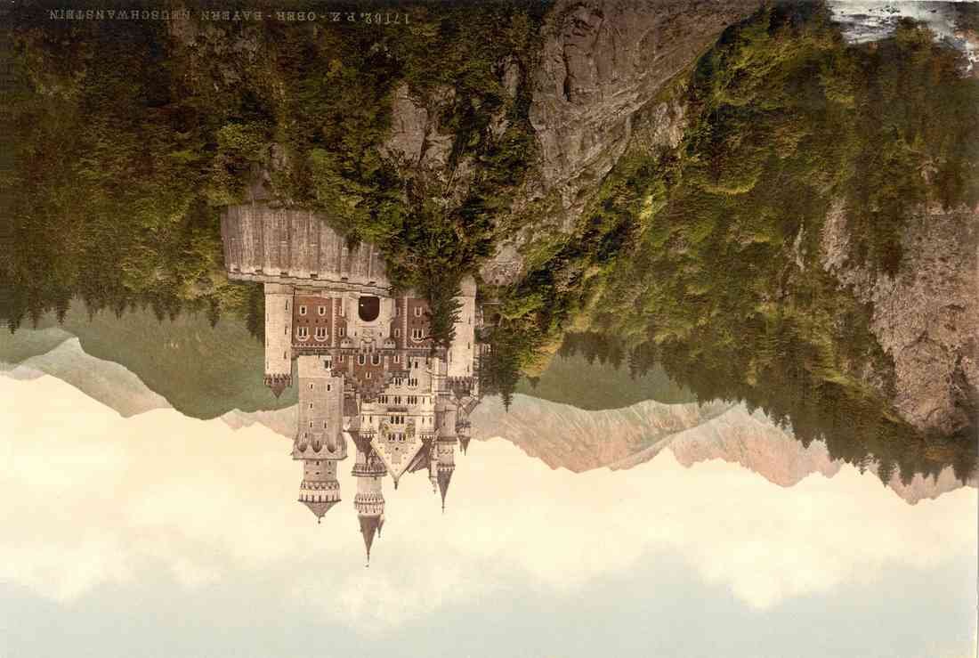 Neuschwanstein Upper Bavaria Germany A4 Photo Print