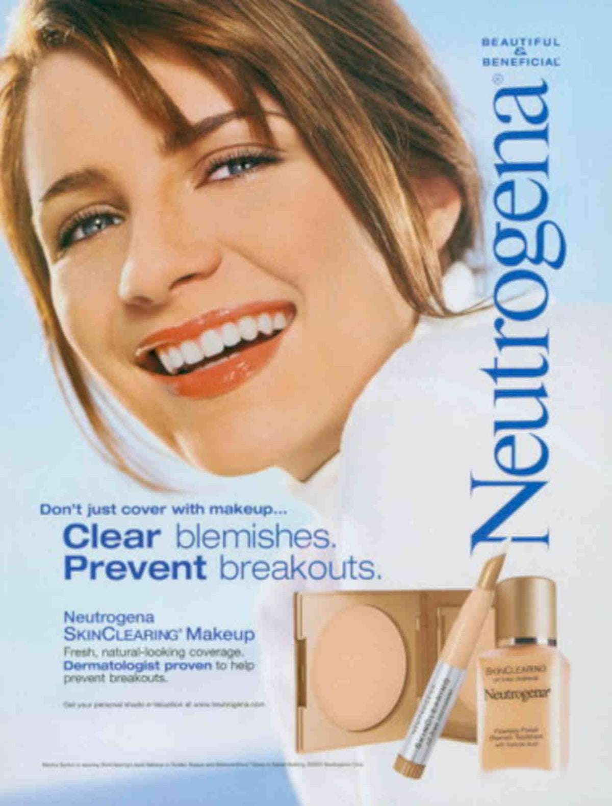 Neutrogena Skin Clearing Vintage Retro Advert Poster A4 Photo Print
