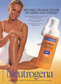Neutrogena Sunless Foam Vintage Retro Advert Poster A4 Photo Print