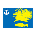 Nevelsk City Flag N4748 A4 Photo Print