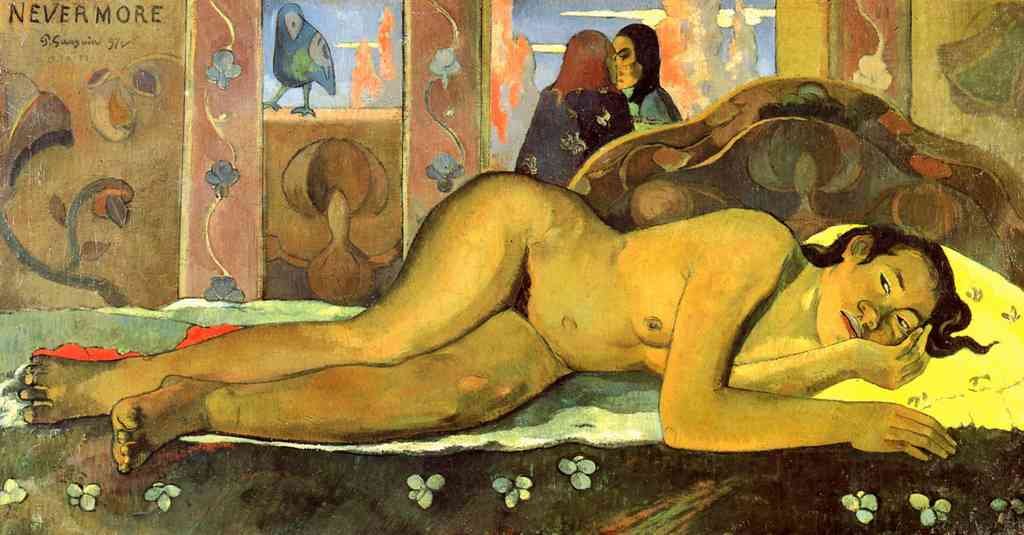 Nevermore Gauguin A4 Photo Print