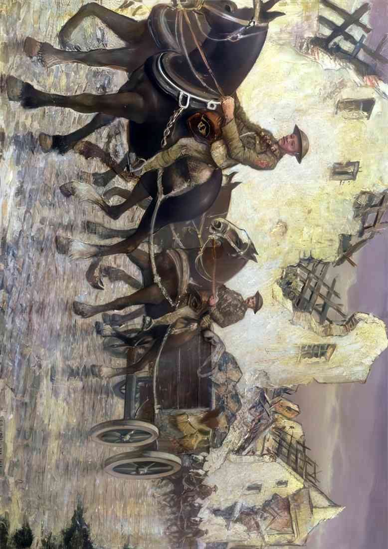 Nevinson after the recapture of bapaume france A4 Photo Print