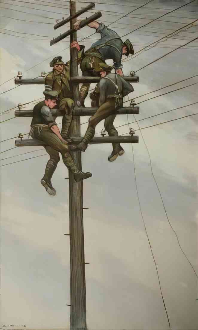 Nevinson nerves of the army A4 Photo Print