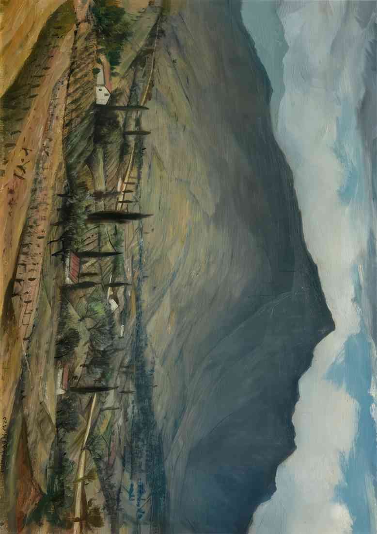 Nevinson pays basque A4 Photo Print