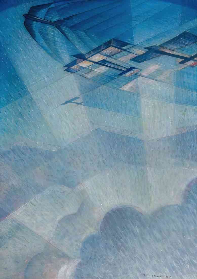 Nevinson pursuing a taube 2025 USE A4 Photo Print