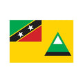 Nevis Island Flag N5068 A4 Photo Print