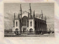 New Church Stepney London England 1827 Vintage A4 Photo Print