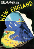 New England 2 Vintage A4 Photo Print