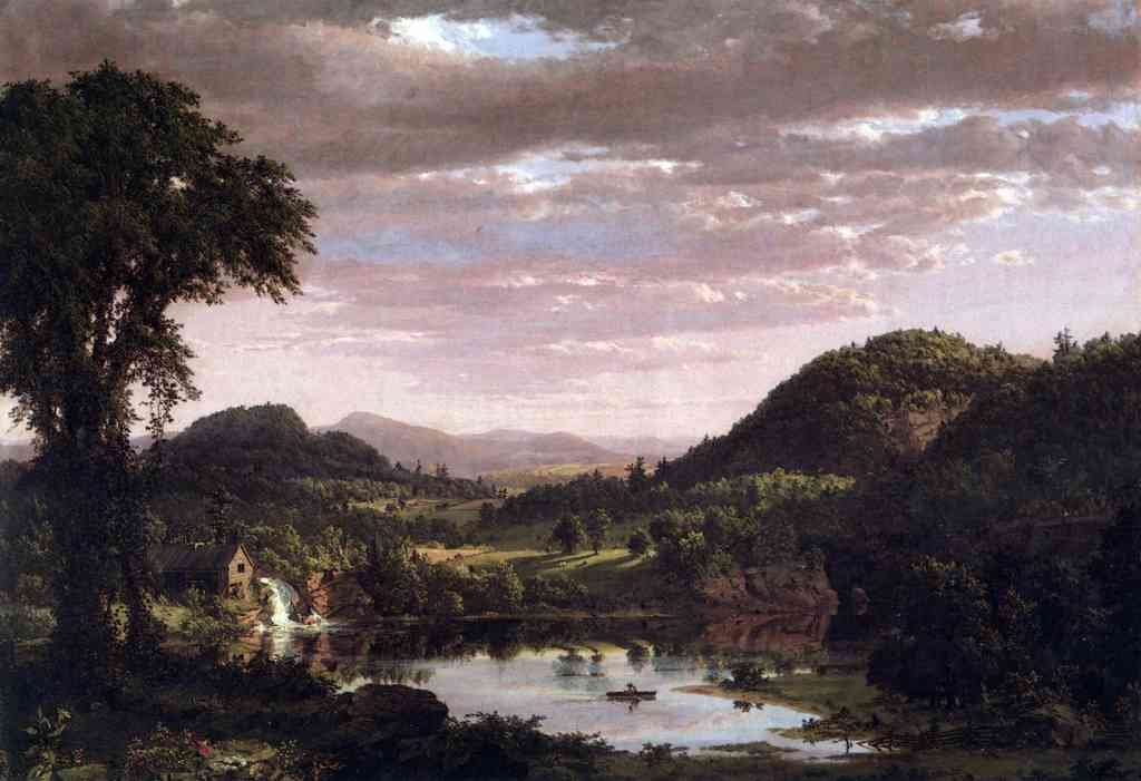 New England Landscape Frederick Edwin Church A4 Photo Print