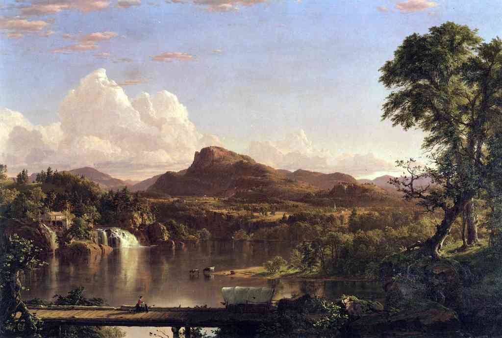 New England Scene Frederick Edwin Church A4 Photo Print