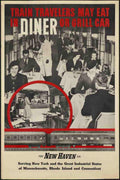 New Haven Diner Vintage Retro Advert Ads A4 Photo Print