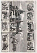 New Museum All Souls College England Oxford University 1859 A4 Photo Print