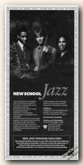 New School Jazz Vintage Retro Advert Ads A4 Photo Print