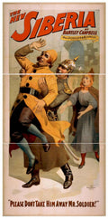 New Siberia Soldier Vintage Retro Advert Poster A4 Photo Print