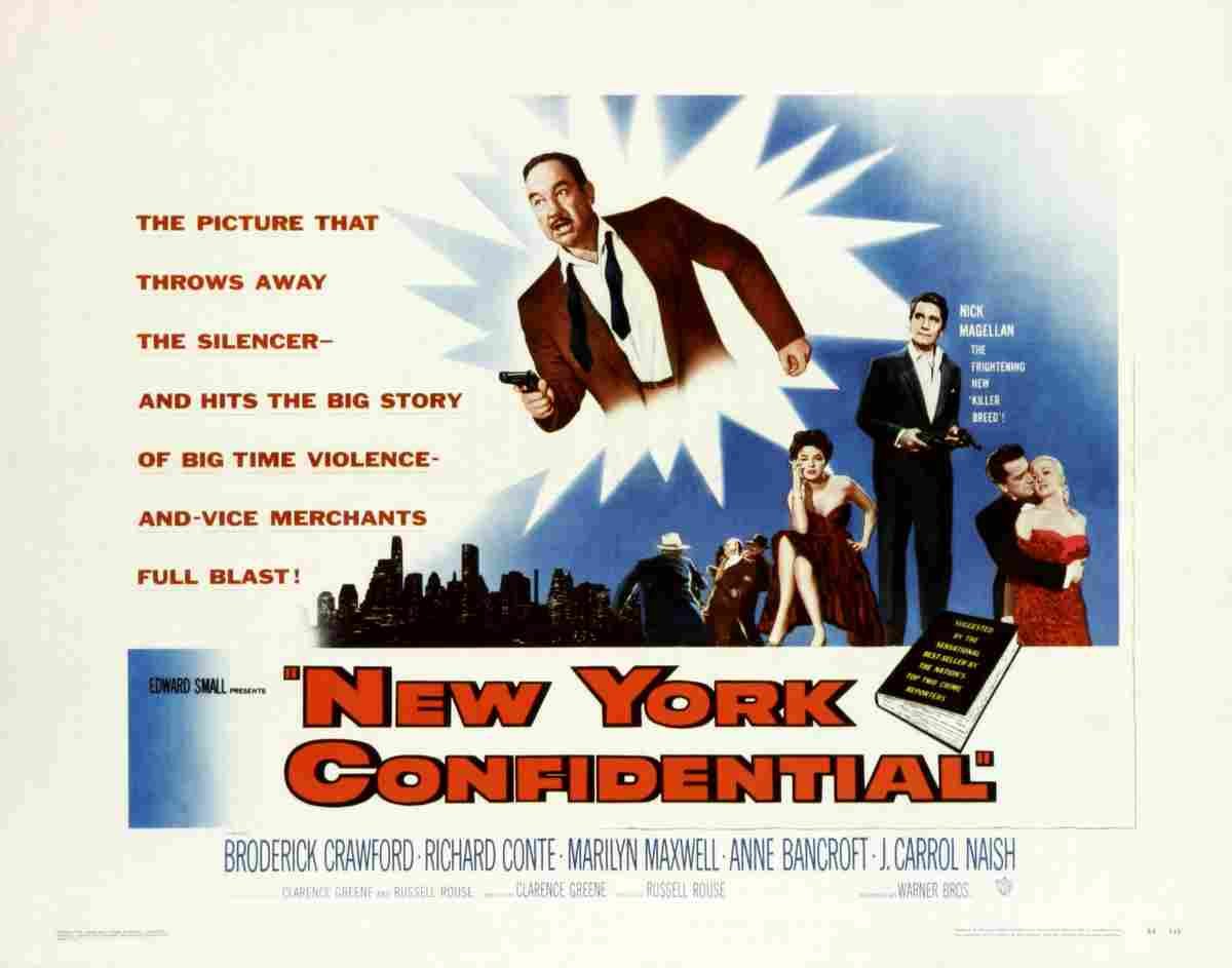 New York Confidential 02  film star poster A4 Photo Print