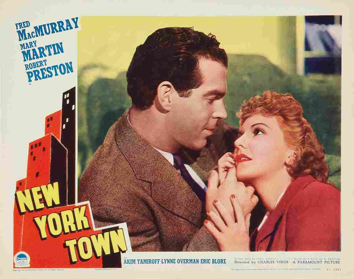 New York Town 02  film star poster A4 Photo Print