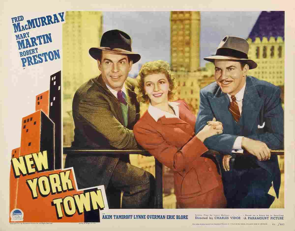 New York Town 03  film star poster A4 Photo Print